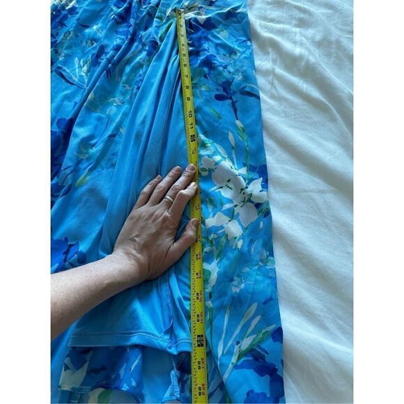 NWT Adrianna Papell Floral Print Sleeveless Gown Size 6 - Picture 8 of 11